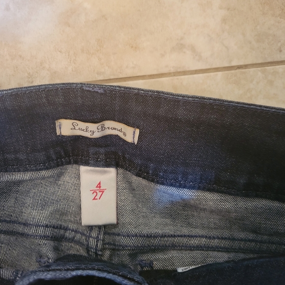 Y2K Lucky jean capris - Picture 2 of 4